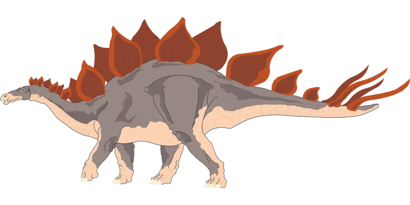 Red Gray Dinosaur Stickdatei – Kinder