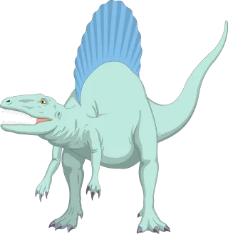 Blue Dinosaur Ancient Stickdatei