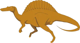 Brown Running Dinosaur Stickdatei