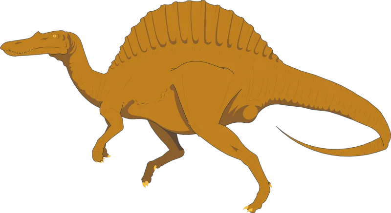 Brown Running Dinosaur Stickdatei – Kinder