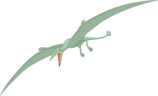 Dinosaur Bird Nature Stickdatei