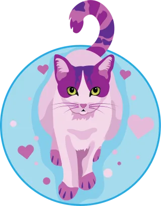 Cat Nature Kitty Stickdatei