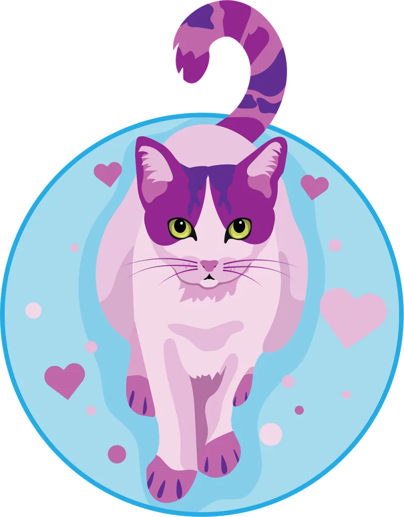 Cat Nature Kitty Stickdatei – Tiere