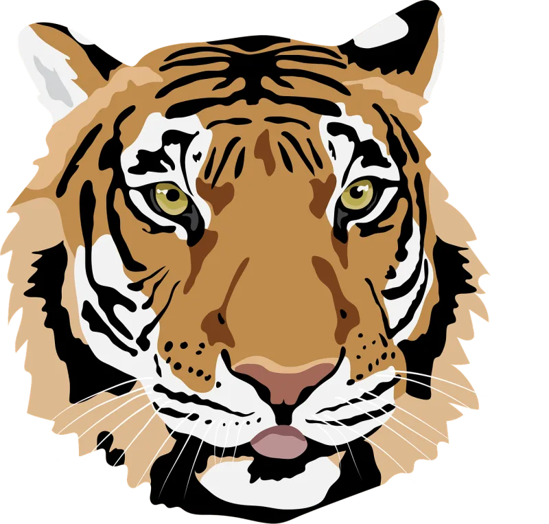 Tiger Tiger cat Big cat Stickdatei – Tiere