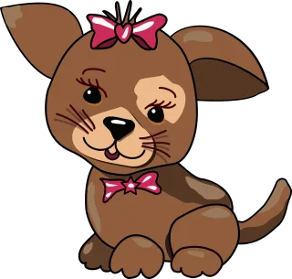 Dog Puppy Doggie Stickdatei