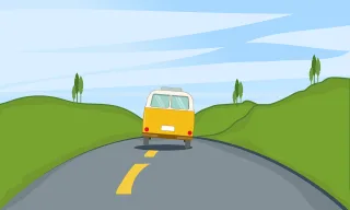Travel Road Trip Stickdatei