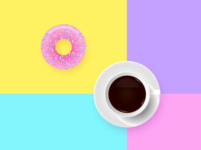 Coffee Cup White Stickdatei – Essen & Trinken