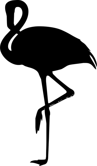 Silhouette Bird Nature Stickdatei