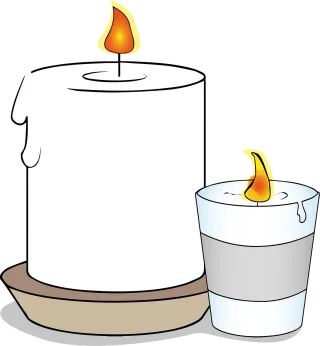 Candle Fire Light Stickdatei