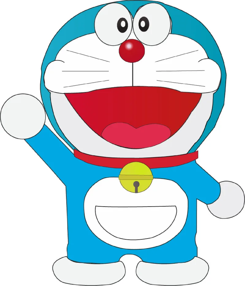 Doraemon Cartoon Character Stickdatei – Weihnachten