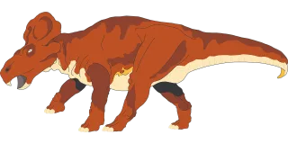 Red Angry Dinosaur Stickdatei