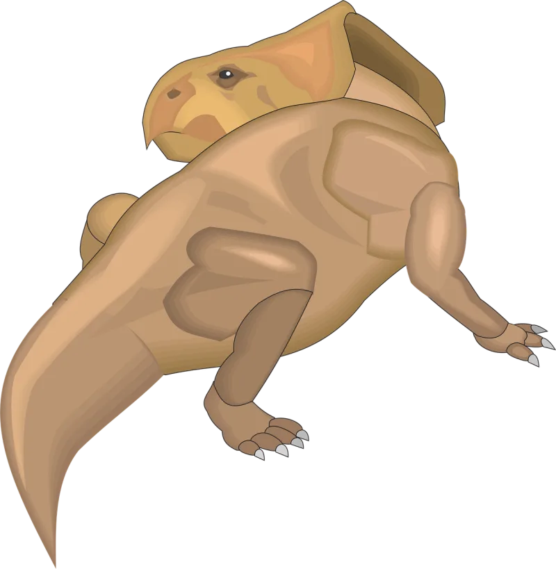 Dinosaur Looking Behind Stickdatei – Kinder