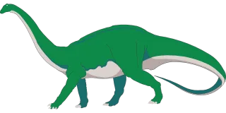 Dinosaur Long Neck Stickdatei – Kinder