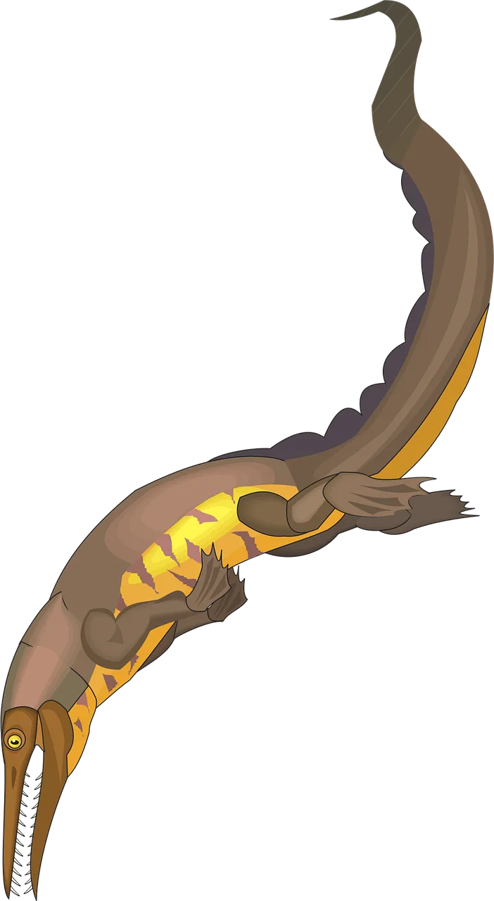 Creature Swimming Ancient Stickdatei – Sport