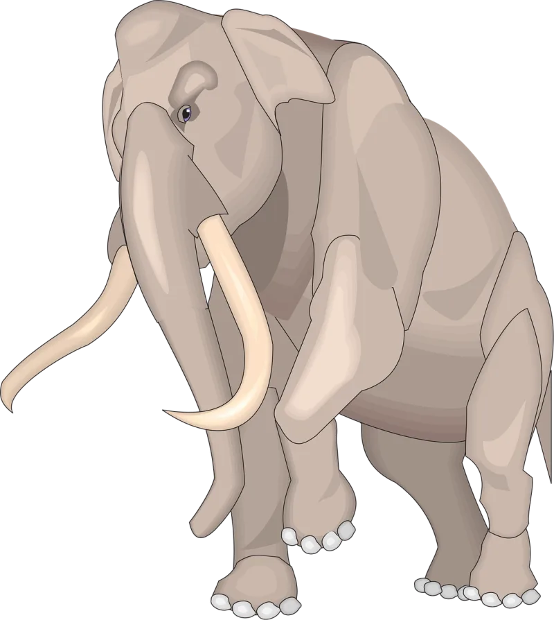 Elephant Walking Animal Stickdatei – Tiere