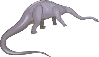 Purple Dinosaur Leaning Stickdatei
