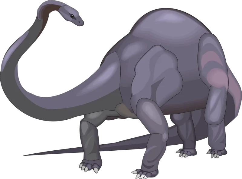 Purple Dinosaur Long Stickdatei – Kinder