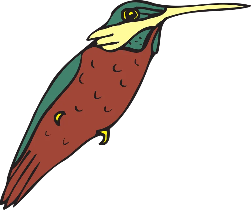Hummingbird Bird Nature Stickdatei – Natur