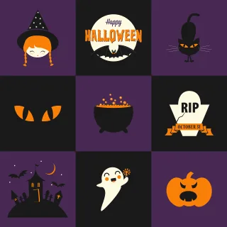 Halloween Poison Cat Stickdatei