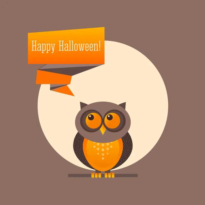 Halloween Owl Moon Stickdatei – Tiere