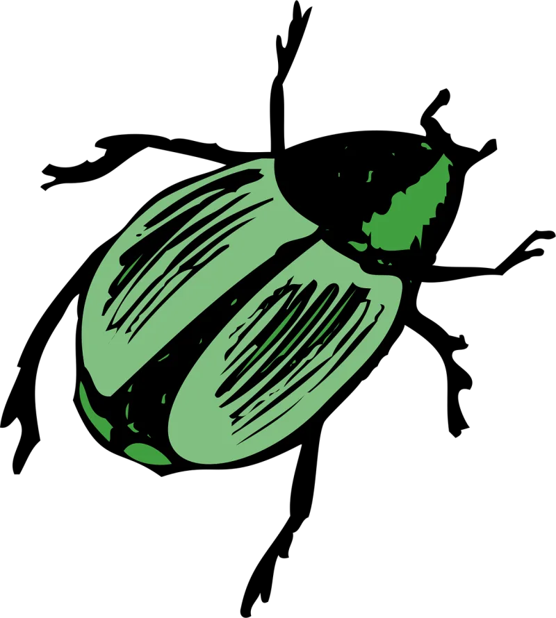 Green Top View Stickdatei – Tiere
