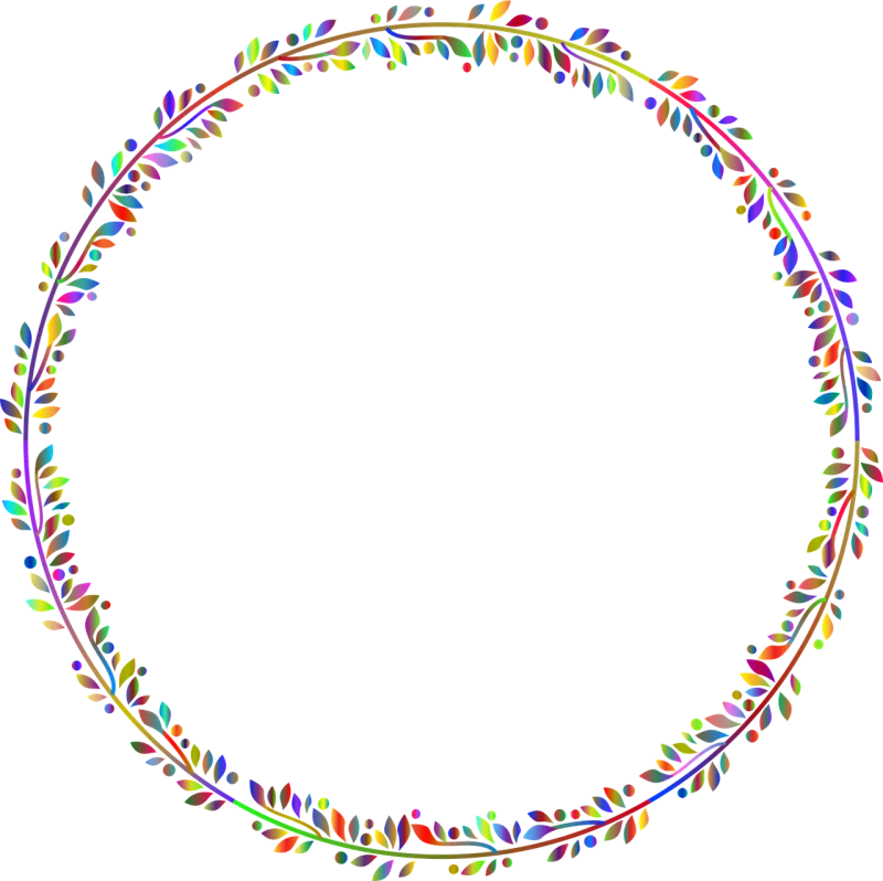 Frame Beautiful flowers Garland Stickdatei – Weihnachten