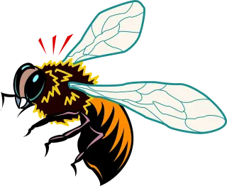 Bee Insect Wings Stickdatei – Tiere