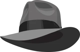 Fedora Hat Fashion Stickdatei