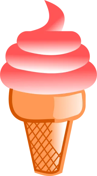 Ice cream Pink Cream Stickdatei