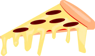 Pizza Slice Cheesy Stickdatei