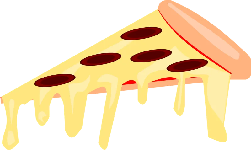 Pizza Slice Cheesy Stickdatei – Essen & Trinken