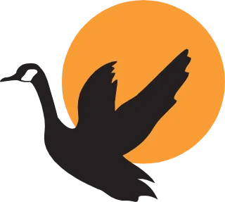 Silhouette Bird Flying Stickdatei