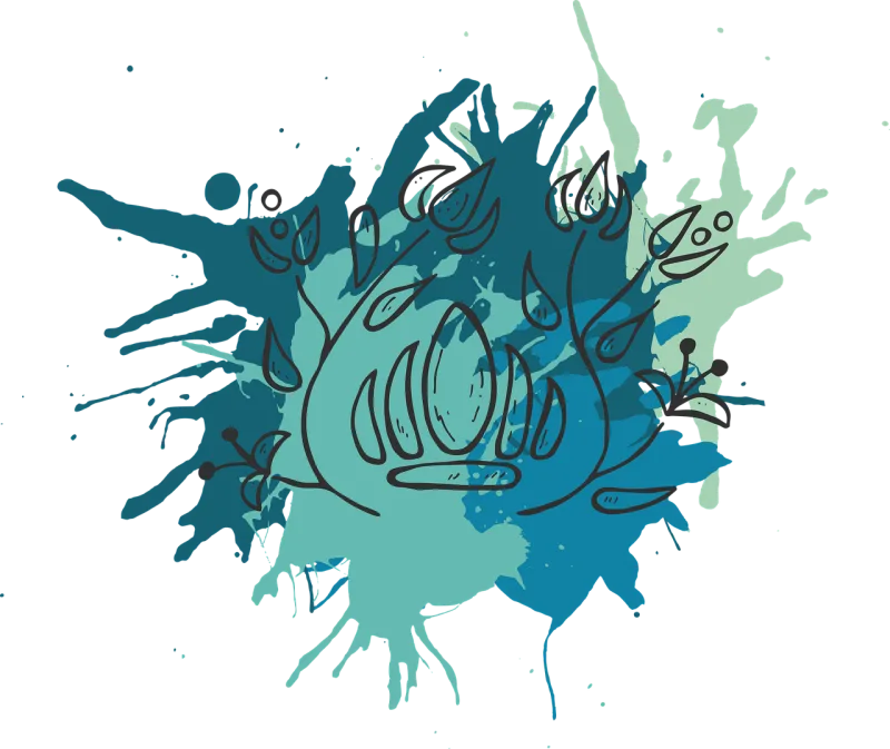 Flower Abstract Art Stickdatei – Weihnachten