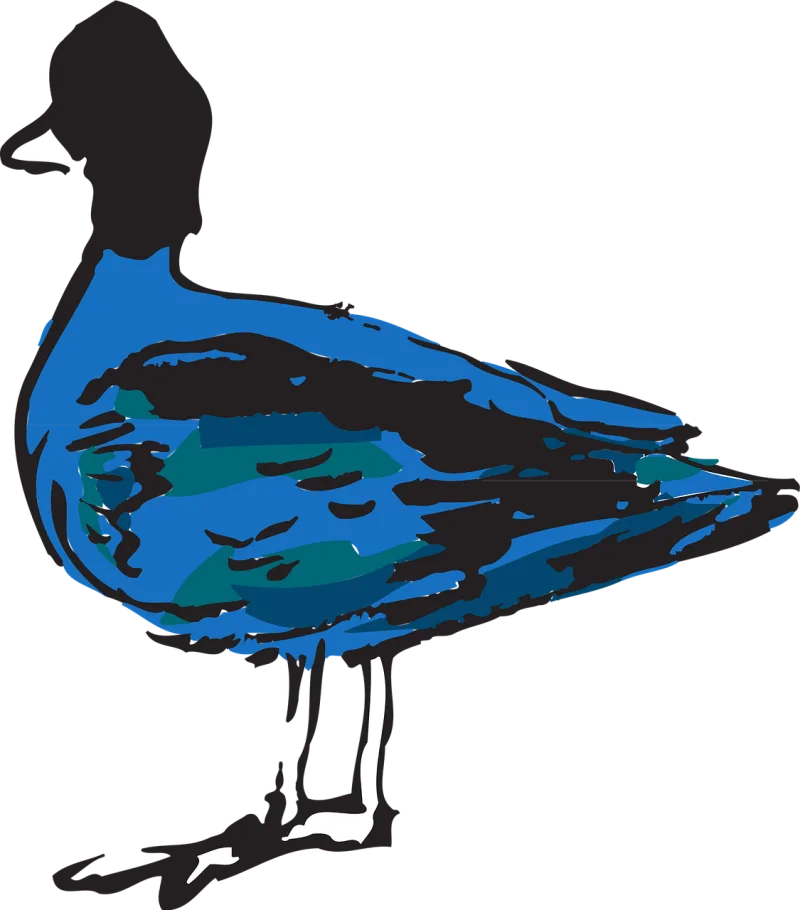 Blue Bird Nature Stickdatei – Natur
