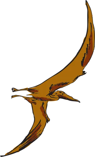 Brown Bird Flying Stickdatei