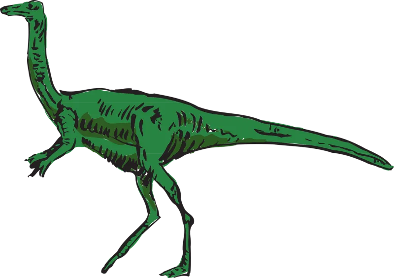 Dinosaur Green Extinct Stickdatei – Kinder