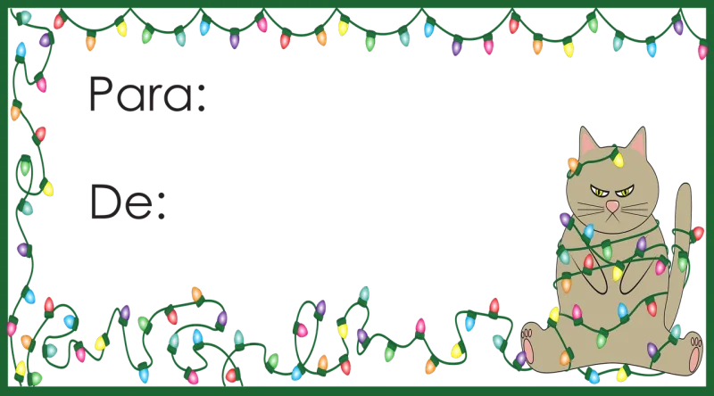 Cat Christmas Animals Stickdatei – Weihnachten