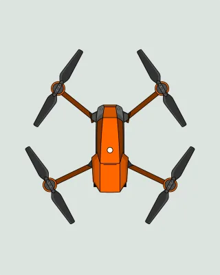 Drone Quadcopter Dji Stickdatei