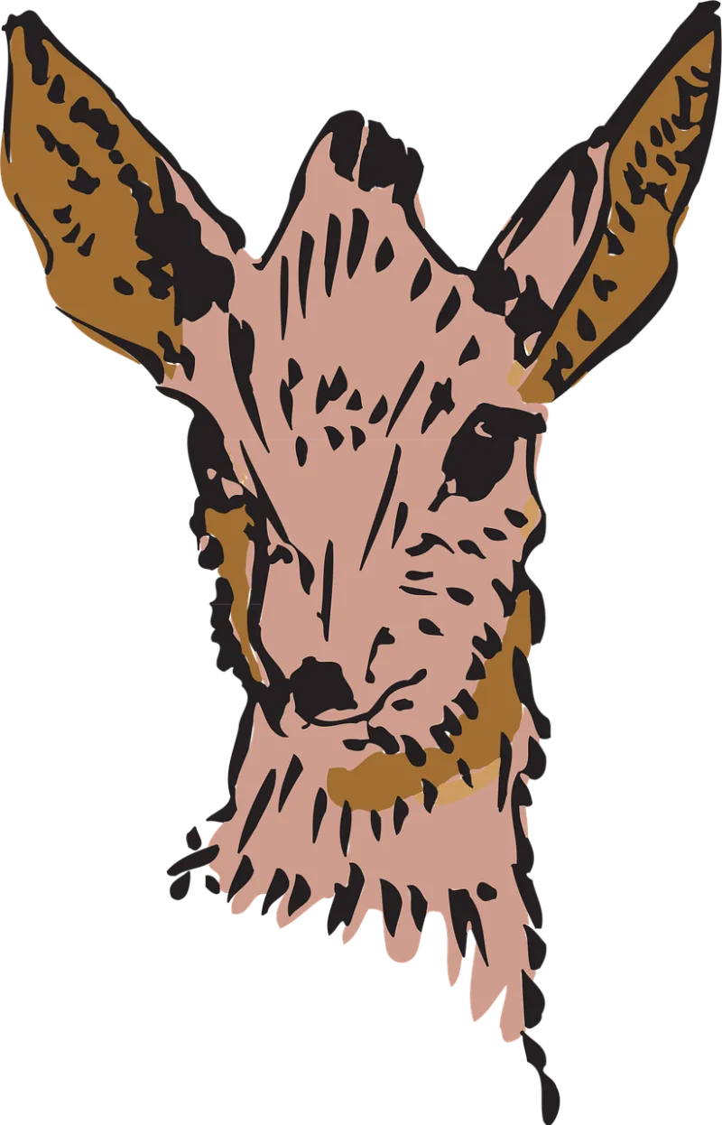 Antelope Animal Forest Stickdatei – Tiere