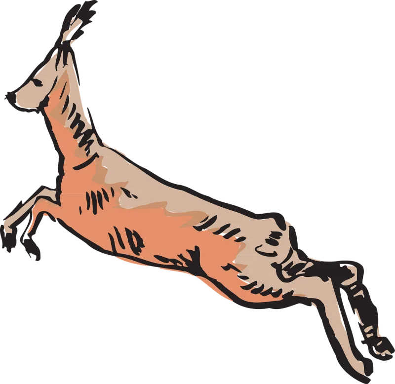 Antelope Animal Nature Stickdatei – Tiere