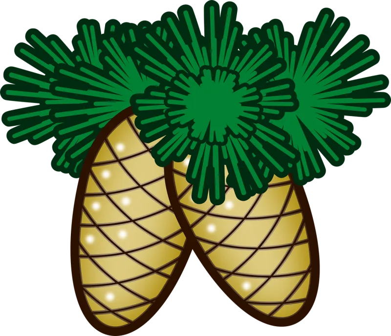 Christmas Ornament Pine cone Stickdatei – Weihnachten