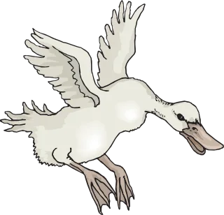 White Bird Nature Stickdatei