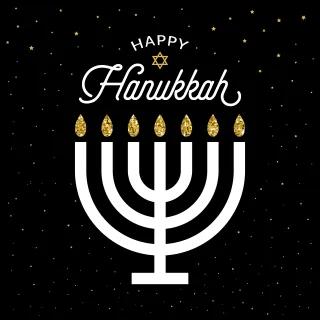 Hannukah Shabbat Background Stickdatei