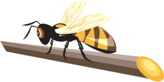 Stick Bee Wood Stickdatei