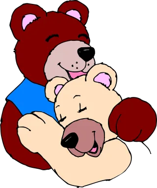 Hug Love Bears Stickdatei