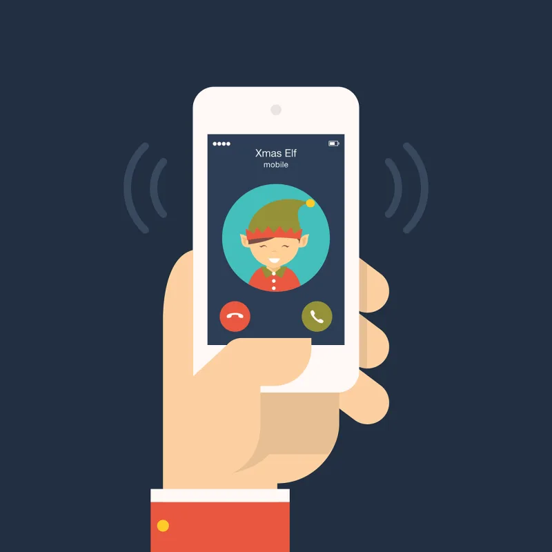 App Avatar Background Stickdatei – Weihnachten