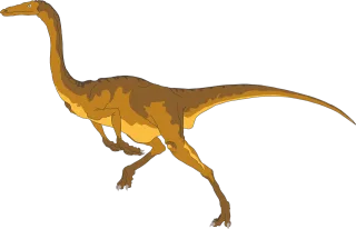 Running Dinosaur Creature Stickdatei