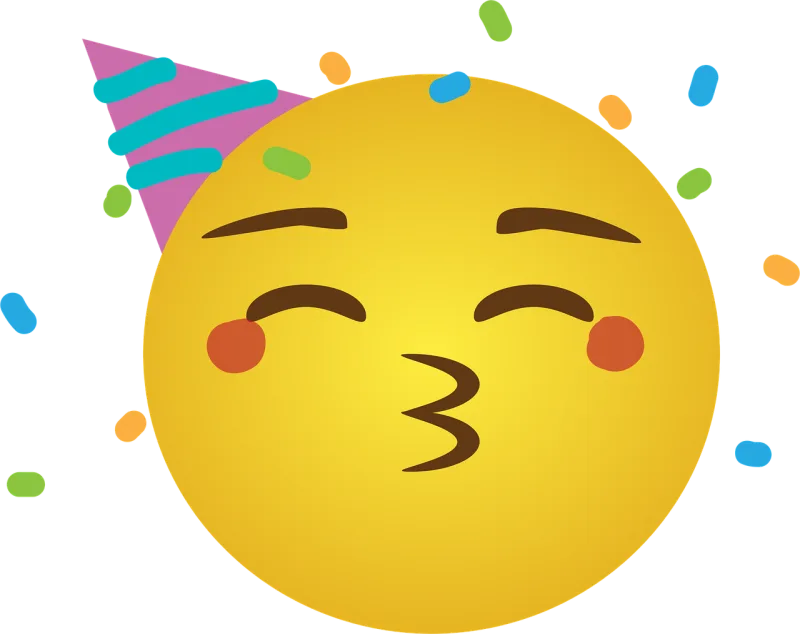 Party Emoji Party emoji Stickdatei – Herzen & Liebe