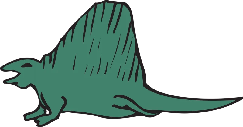 Stylized Dinosaur Reptile Stickdatei – Kinder