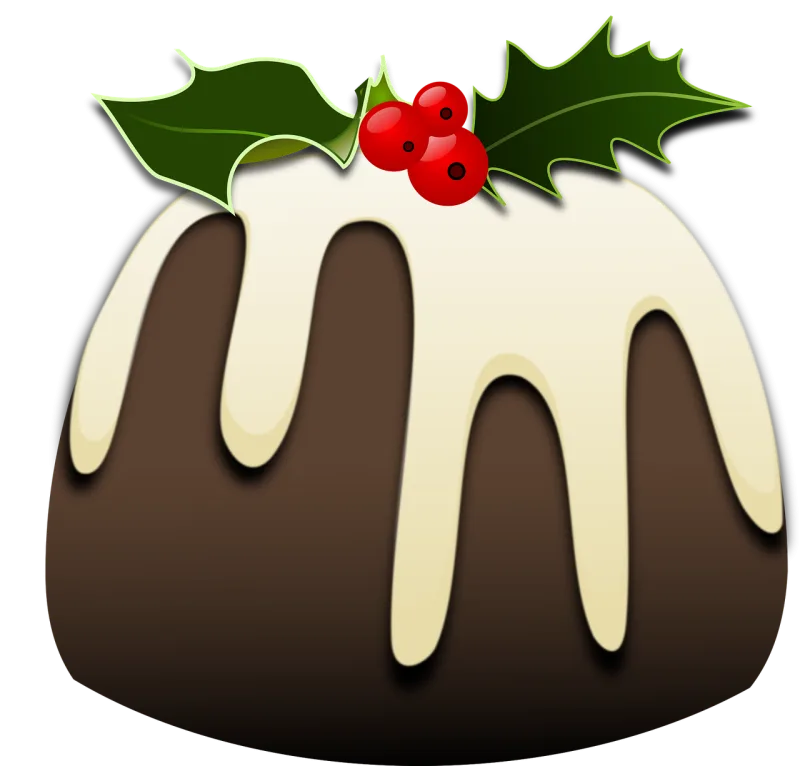 Christmas Pudding Xmas Stickdatei – Essen & Trinken